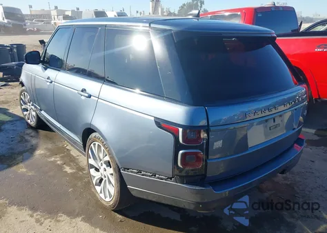 2019 Land Rover Range Rover 3.0L V6 Turbocharged Diesel Td6 z USA, uszkodzony, nr VIN SALGR2RK3KA531087